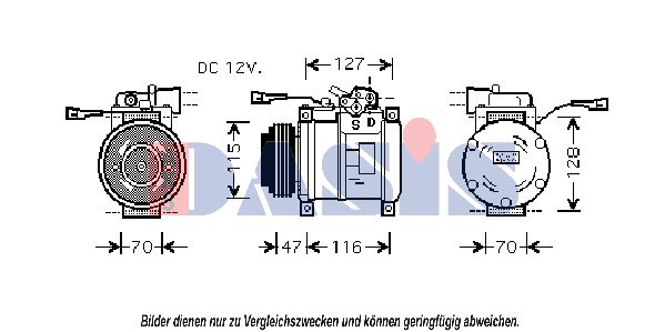 AKS DASIS kompresorius, oro kondicionierius 851398N